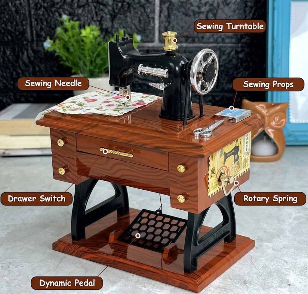 Musical sewing machine