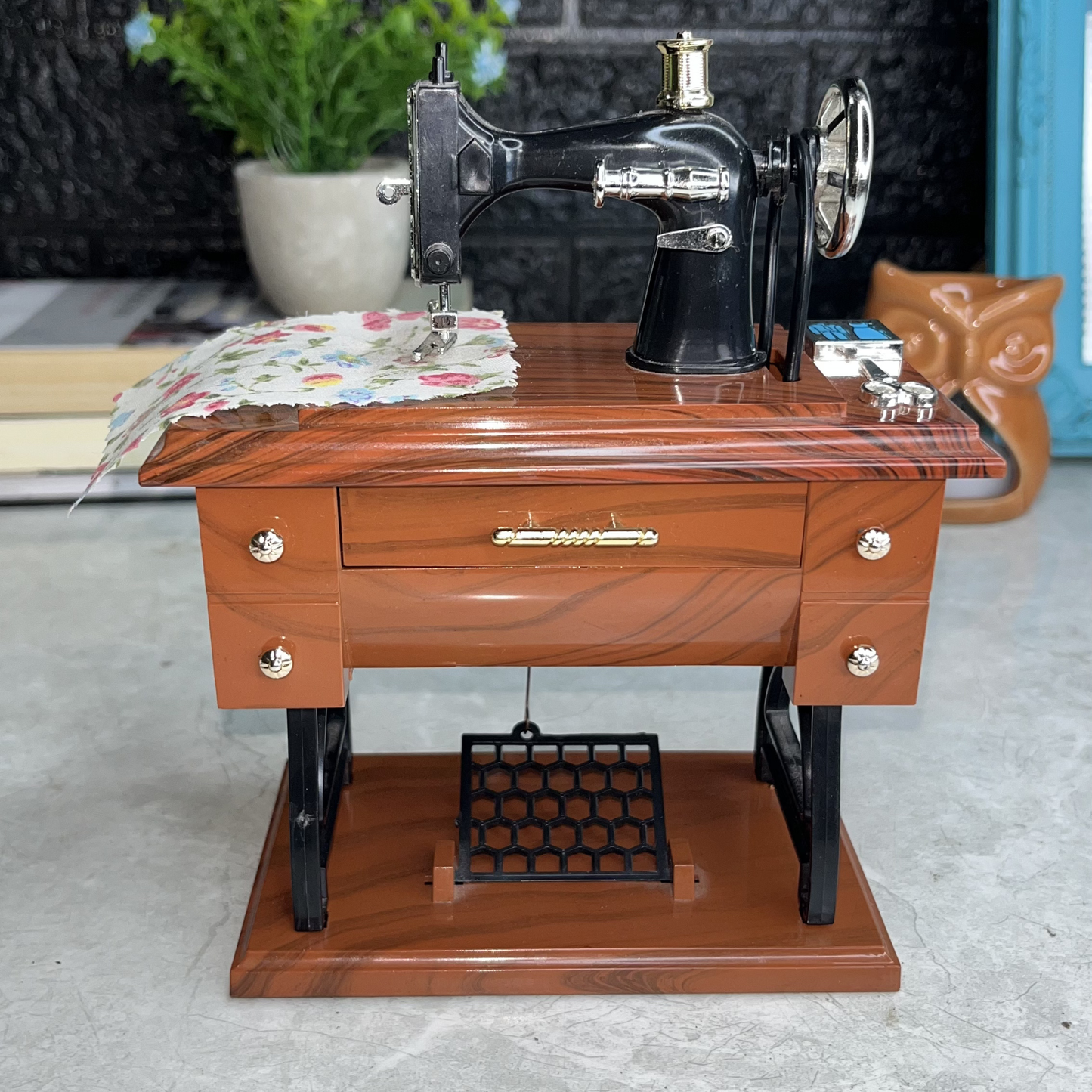 Musical sewing machine